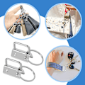 Miniatyrbild 5 av 5: Set om 3, Newness Rostfritt Stål Kärn-Avlägsnare Köksverktyg med Serrated Slice och Gummiband, Lätt för Fröavlägsnare eller Skär Av Grönsaker Topp