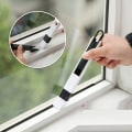 Miniatyrbillede 2 af 5: Fugenbürste, 4-Pack Hand-Dachrinnen-Reinigungswerkzeug, 2-in-1 Kehrschaufel-Reinigungsbürste, Jalousien-Tür- und Fensterschienen, Küchenreinigungsbürsten-Set