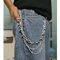 Miniatyrbillede 3 af 4: Buksekæde til mænd Lommekæde til bukser Jeans kæder til mænd Jeans kæder Kæder