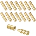 Miniatyrbillede 1 af 5: Messing Bordplade Dyvelstift, 15 stk. Bordbolt Muffe Konnektorer Bordplade Justeringsstifter Udtræksborde Hardware Tilbehør