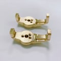 Miniatyrbilde 2 av 4: 1 Par 68g TRX4 Messing Caster Hjul - For Traxxas TRX4/TRX6 1/10 RC Crawler - Messing Oppgraderingsdeler (1 Par Protal Drive C Hub Bærer)