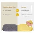 Miniatyrbild 4 av 4: Nackkudde i Memory Foam för Stelhet och Smärtlindring, Nackstödskudde Nackrulle Kudde för Sängkudde (Mörkgrå)