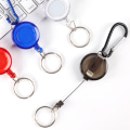Miniatyrbilde 3 av 5: 4 stk. Multifunksjonell Badge Reel Retractable Nøkkelring Recoil Ski Pass