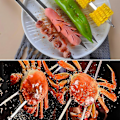 Miniatyrbillede 4 af 5: 10 stk. grillspyd, rustfri stålspyd, flade metalspyd, genanvendeligt grilltilbehør, til grillfester (40 cm)