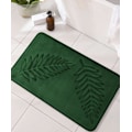 Miniatyrbillede 3 af 4: Grønne blade bademåtte Bathoom tæpper, Memory Cotton Mat badeværelse vandabsorberende skridsikker måtte stue soveværelse køkken 40 * 60cm