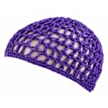 Miniatyrbild 4 av 5: 4 st hårsnät för att sova i virkad mössa hårmesh virkad mesh hårnät stickad snood för mjuk rayon (svart+rosa+lila+blå)14*18cm