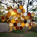 Pikkukuva 2 / 4: Bee Decoration Jollibee Logo Ovikoriste Ripustus Koriste Mehiläinen Pesä D