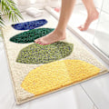 Miniatyrbillede 4 af 5: Skridsikre bademåtter gule citron mikrofibermåtter (17,5\"x25,5\")