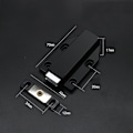 Miniatyrbild 2 av 5: 4-pack svarta skåpslås, tryck för att öppna, stark magnetisk sugkopp, pålitlig