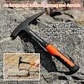 Miniatyrbillede 5 af 5: Udforskningshammer, Professionel skarp geologisk hammer multifunktionel Ha