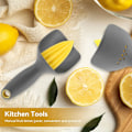 Miniatyrbillede 4 af 5: Citronpresser, manuel citruspresser med frøfilter til appelsiner, citroner, citrusfrugter