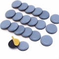 Pikkukuva 1 / 5: Huonekaluliukuesteet, 20 kpl PTFE Teflon pyöreitä itseliimautuvia huonekaluliukuesteitä, jotka sopivat sileille lattioille ja matoille (pyöreä, 19 mm)