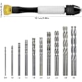 Miniatyrbilde 2 av 5: 20 stk. Mikro Twist Bor Smykkefremstilling Roterende Verktøy for Tre, Smykker, Plast, Miniatyrer og Andre Miniatyrbor (0,8 mm-3,0 mm)