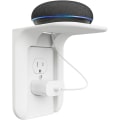 Miniatyrbilde 1 av 3: Uttak Hylle Veggfeste, Bad Vegg Standard Vertikal Duplex Vegg Hylle Organizer for Smart Hjem Dekor Plassbesparende Verktøy