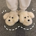 Miniatyrbild 2 av 4: Söta plyschtofflor Kawaii-tofflor Dam Fluffy Kawaii Hemtofflor
