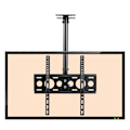 Miniatyrbillede 2 af 5: 32 55 65 tommer TV loftbeslag, roterende TV loftbeslag