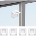 Miniatyrbilde 1 av 5: Skyvedørslås, 4 stk Vindusbarnesikring med selvklebende pute Ingen boring for barnesikkerhet og tyverisikring