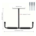 Pikkukuva 2 / 5: Metal Garage Ceiling Storage Hooks, Wall Mounted Hooks, Heavy Duty Utility