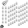 Miniatyrbilde 1 av 5: 100 stk 7x10 mm metall dekorative nagler punk pigger kjegler nagler morder nagler punk spisse nagler skrue metall nagler for DIY skinnhåndverk klær