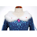 Miniatyrbillede 4 af 5: Cosplay Snowflake Kjole Kappe Børn Piger Fest Cosplay Isdronning Fancy