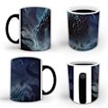 Miniatyrbild 4 av 5: Cthulhu Mytho färgskiftande mugg Keramisk kaffemugg Thermal tekopp Nyhetspresent
