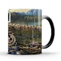 Miniatyrbild 3 av 5: Dagar som gått i det förflutna färgskiftande mugg Keramisk kaffemugg Thermal tekopp Nyhetspresent