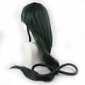 Miniatyrbild 3 av 5: My Hero Academia Wigs 8 Shape Split Cosplay Peruk Cap Svart