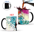 Miniatyrbild 4 av 5: Quinn Clown Color Changing Mugg Keramisk kaffemugg Thermal tekopp Nyhetspresent