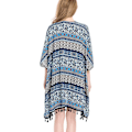Miniatyrbild 5 av 5: Spring Summer Poncho Kaftan Sjal med Tofs Öppen Front Cardigant för Dam