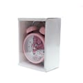 Miniatyrbild 1 av 2: Melodi Rosa Twin Bell Anime Väckarklocka Non Ticking Analog Bell Clock