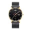Miniatyrbild 1 av 2: Herr Quartz Watch Ultra Slim Watch Analog Display Vattentät Lysande