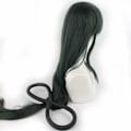 Miniatyrbild 4 av 5: My Hero Academia Wigs 8 Shape Split Cosplay Peruk Cap Svart