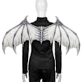 Miniatyrbild 3 av 3: Fladdermusvinge Vikbar Halloween Devil Bone Kostymtillbehör Vuxna Cosplayklä upp till karneval