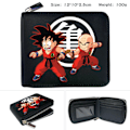 Miniatyrbild 2 av 2: Master Kame Krilin Sun Goku Anime Wallet Bifold Kort plånboksväska med myntficka