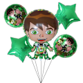 Miniatyrbild 1 av 2: Ben 10 Pojke Grattis på födelsedagen Ballong Set Latex Ballonger Party Dekoration Kit