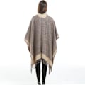 Miniatyrbild 5 av 5: Dubbelsidig Sjal Wrap Pashmina filt Varm Lös Cardigant