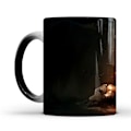 Miniatyrbild 1 av 5: Warrior Cat Color Changing Mugg Keramisk kaffemugg Thermal tekopp Nyhetspresent