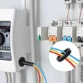 Miniatyrbillede 6 af 6: 200 stk. gummigennemføringssæt, 7 størrelser sorte kabelgennemføringer til ledningsbeskyttelse i elektriske huller