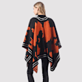 Miniatyrbild 5 av 5: Varm Sjal Scarf Öppen Front Poncho Vinterkofta för Dam