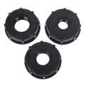 Miniatyrbillede 4 af 8: 1/2" 3/4" 1" gevind IBC Tank Adapter Postevandsstik Udskift Black C (1 inch)