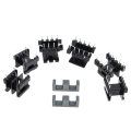 Pikkukuva 4 / 5: 5Sets EE25 4Pin 8P 10P Transformer Bobbin PC40 Ferrite Core Ver Horizontal 8Pin(4+4)