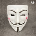 Miniatyrbild 1 av 7: Vendetta Hacker Mask Anonym julfest present till vuxen K A9 one size