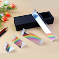 Pikkukuva 3 / 5: Kolmioprisma Rainbow Prisma Crystal Photography Physics Li Transparent 25*25mm