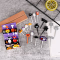 Miniatyrbillede 5 af 8: 1Pak Halloween Cocktail Picks Frugtgaffel Fashion Childrens Hol A2 one size