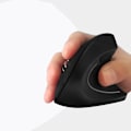 Miniatyrbillede 4 af 5: Trådløs mus PC&Game Ergonomisk Design Lodret 1600DPI Optica Black onesize