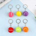 Pikkukuva 2 / 5: Tennis Ball Metal Avaimenperä Auton Avaimenperä Avaimenperä urheiluketju Red onesize