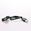 Miniatyrbillede 3 af 5: 1,64 FT USB 2.0 han til hun forlængerpanelmontering Black 30cm