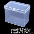 9*5,9*6,5cm Förpackningslåda Chip Box Förvaring Transparent plast Transparent one size