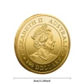 Miniatyrbillede 6 af 6: Forgyldt australsk kænguru 1OZ Elizabeth II Australien Souv A One Size