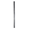Miniatyrbilde 1 av 5: 30 Hull Løsblad Plast Binding Ring Fjær Spiral Ringer for Black